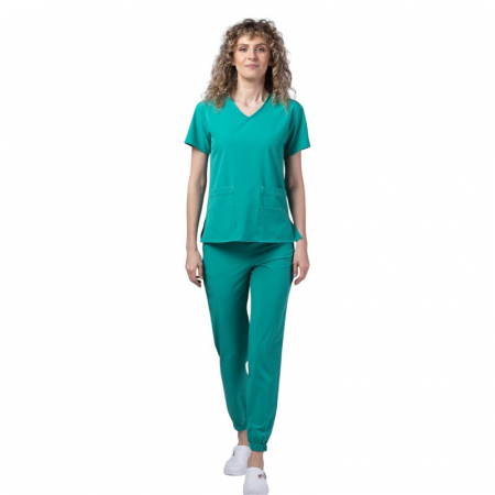 Uniforme și halate medicală - Costum medical Eva dama - verde