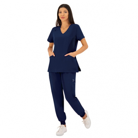 Uniforme și halate medicală - Costum medical Justina dama - bluemarin