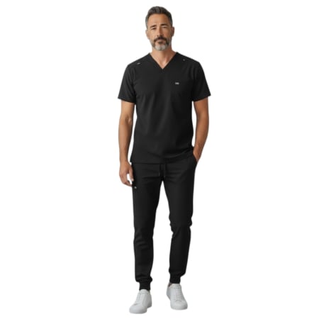 Uniforme și halate medicală - Costum medical Matteo - negru