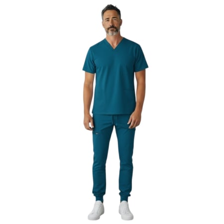 Uniforme și halate medicală - Costum medical Matteo - pacific blue