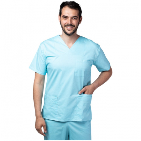 Costum medical PREMIUM unisex - aqua [4]