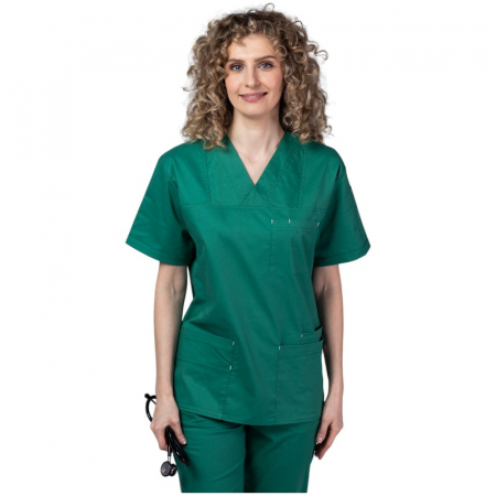 Costum medical PREMIUM unisex - verde forest [1]