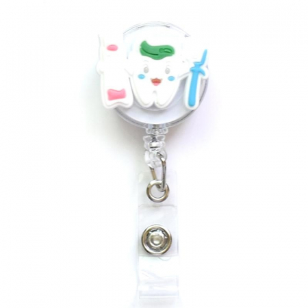 Accesorii medicale - Fashion - Ecuson retractabil "Happy Tooth"