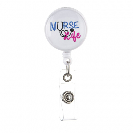Accesorii medicale - Fashion - Ecuson retractabil " Nurse life"