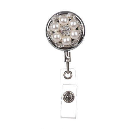 Accesorii medicale - Fashion - Ecuson retractabil "White Pearl I"