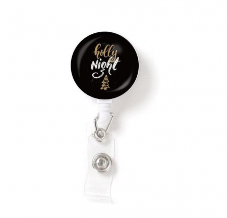 Accesorii medicale - Fashion - Ecuson retractabil " Holly night "