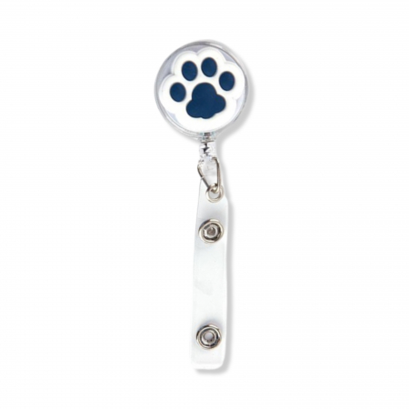 Accesorii medicale - Fashion - Ecuson retractabil " Labute mov cu albastru "