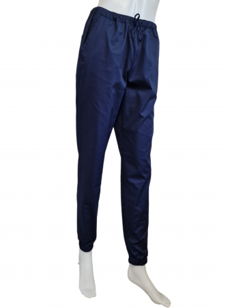 Uniforme și halate medicală - Pantaloni bluemarin cu elastic la glezna - unisex - strech