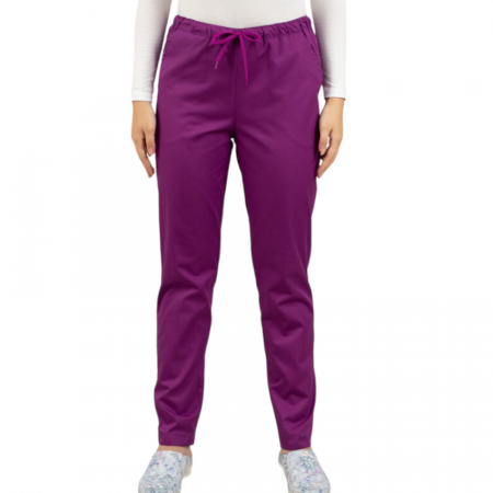 Uniforme și halate medicală - Pantaloni mov unisex - strech