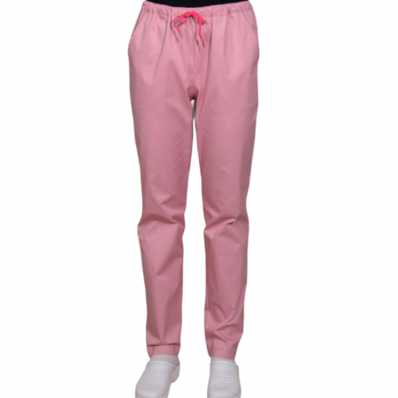 Uniforme și halate medicală - Pantaloni roz perla unisex - strech