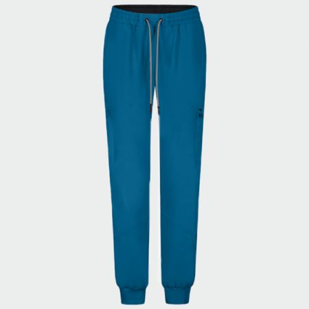 Uniforme și halate medicală - Pantaloni tip jogger caribbean blue - Ricci