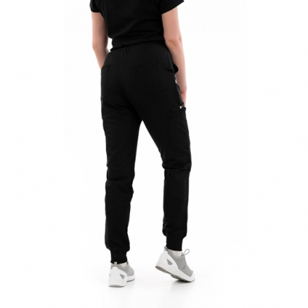 Pantaloni tip jogger negru - Ricci [1]