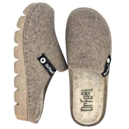 Papuci de casa Dr Feet 1107 bej - dama [5]