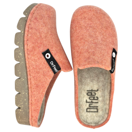 Papuci de casa Dr Feet 1107 portocaliu - dama [5]