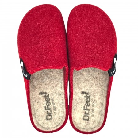 Papuci de casa Dr Feet 1107 rosu - dama [2]