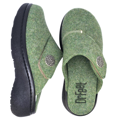 Papuci de casa Dr Feet 21008 verde - dama [4]