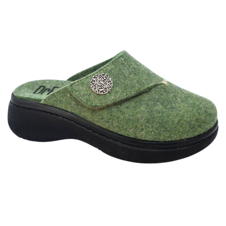***MODELE NOI*** - Papuci de casa Dr Feet 21008 verde - dama