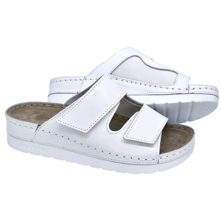 Papuci Doss 514 alb - dama - pentru picior cu monturi [1]