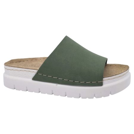 Încălțăminte cu talpă ortopedică - Papuci Doss 693 verde menta - dama