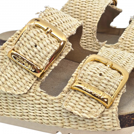 Papuci Dr Feet 16003 natural bej - dama [2]