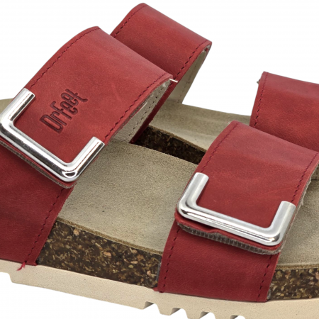 Papuci Dr Feet 16016 rosu - dama [4]