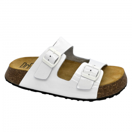 Papuci damă - Dr Feet - Papuci Dr Feet 23003 alb - dama