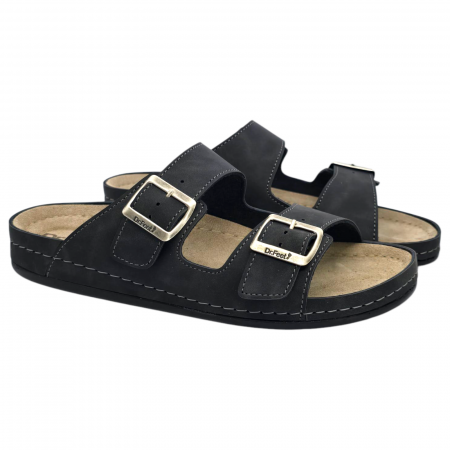 Papuci Dr Feet 8003 negru - barbati [1]