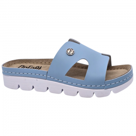 Papuci damă - Dr Feet - Papuci Dr Feet 9000 albastru deschis - dama