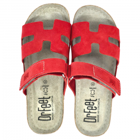 Papuci Dr Feet 9018 rosu - dama [2]