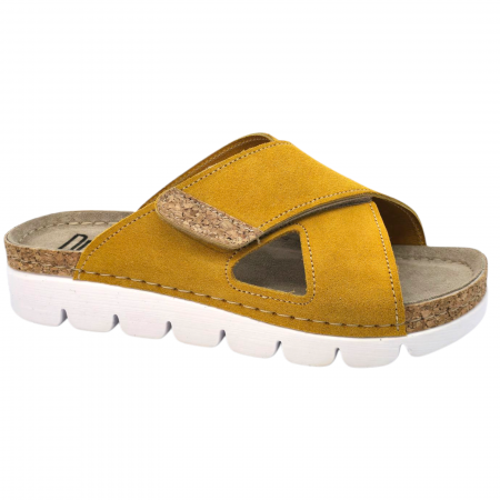 Papuci damă - Dr Feet - Papuci Dr Feet 9019 galben mustar - dama