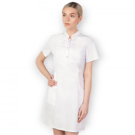 Uniforme și halate medicală - Rochita alba (M343)