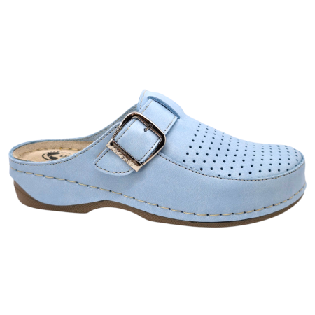 Saboti medicali - Saboti Dr Feet 2107 albastru deschis - dama