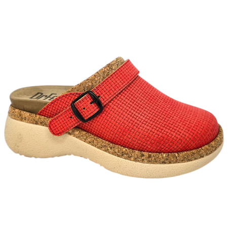 Saboți medicali damă - Dr Feet - Saboti Dr Feet 21200 rosu - dama