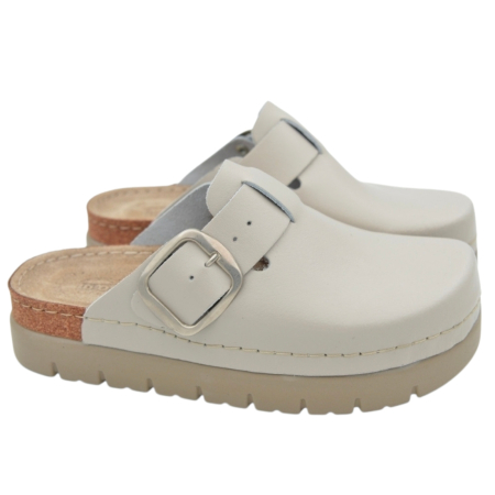 Încălțăminte cu talpă ortopedică - Saboti medicali Doss 614 bej - dama