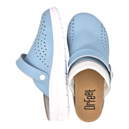 Saboti medicali Dr Feet 5046 albastru deschi - dama [3]