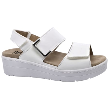 Încălțăminte cu talpă ortopedică - Sandale Dr Feet 10016 alb - dama