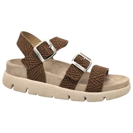 Încălțăminte cu talpă ortopedică - Sandale Dr Feet 16031 maro inchis - dama