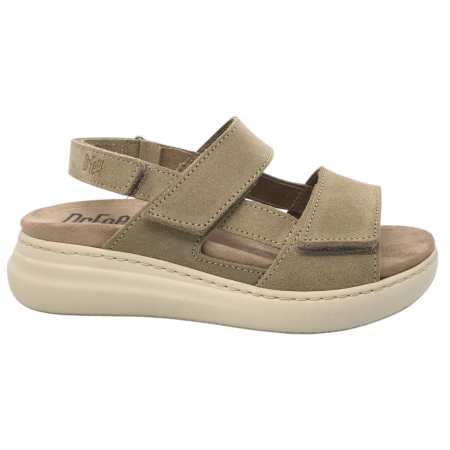 Încălțăminte cu talpă ortopedică - Sandale Dr Feet 18003 cappuccino M - dama