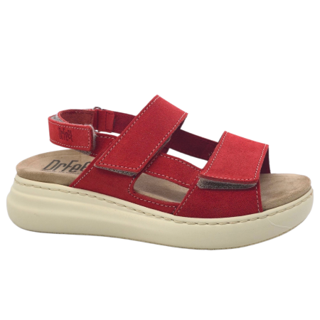 Încălțăminte cu talpă ortopedică - Sandale Dr Feet 18003 rosu M - dama