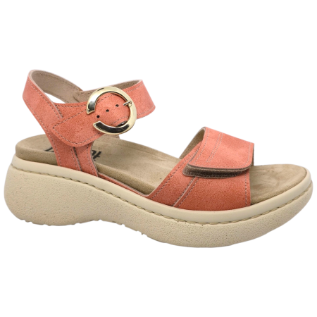 Încălțăminte cu talpă ortopedică - Sandale Dr Feet 18004 portocaliu - dama