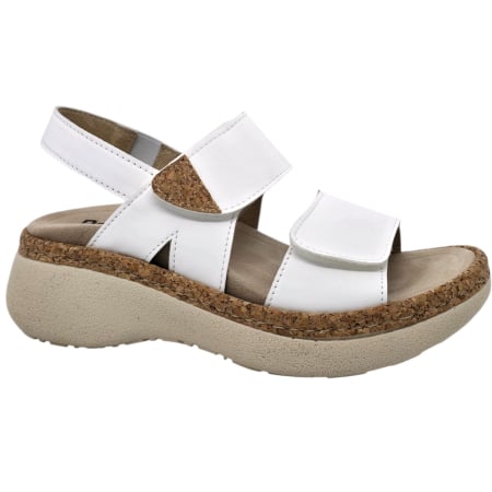 Încălțăminte cu talpă ortopedică - Sandale Dr Feet 21002 alb - dama
