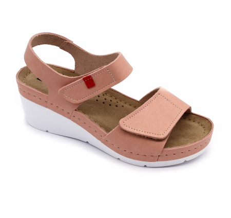 Sandale dama - Leon Klompe - Sandale Leon 1080 rose - dama