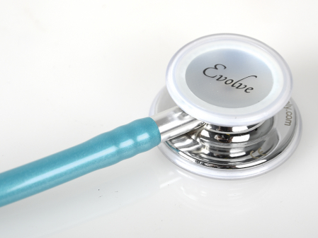 Stetoscop Evolve teal green - shiny head edition [1]