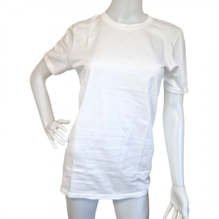 Halate Bărbătesc - Tricou alb bumbac  - unisex