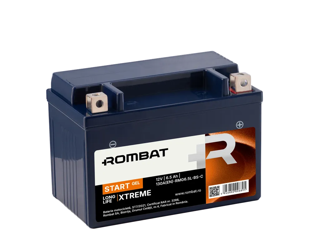 Bat.Moto Start GEL 12V - 6.5AH 130A RMG6.5L-BS-C [1]