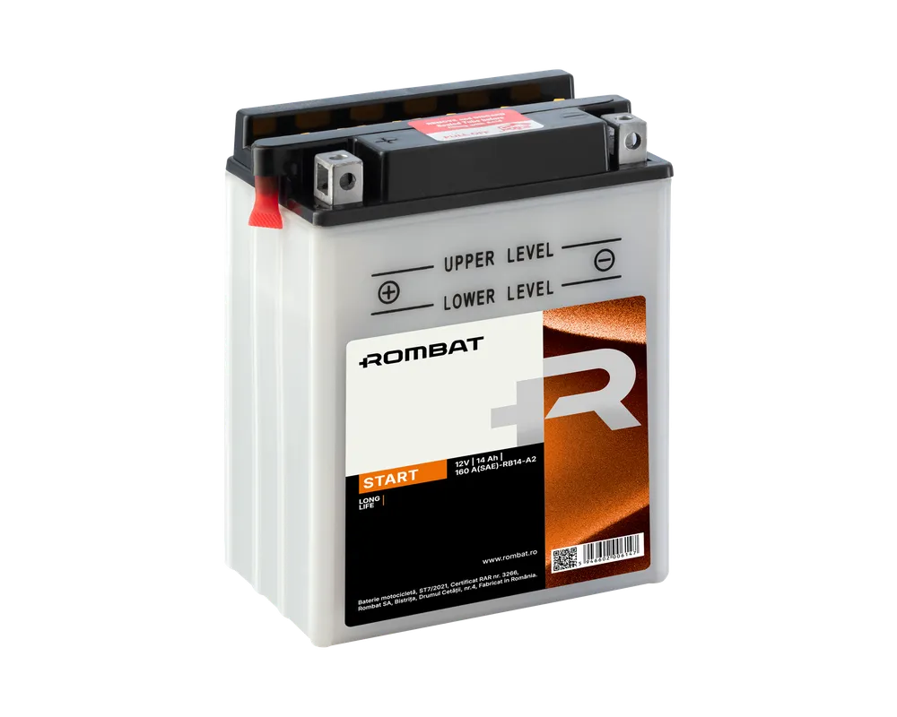 BATERIE MOTO  12V-14AH 140A  Start Cu Intretinere RB14-A2 [1]