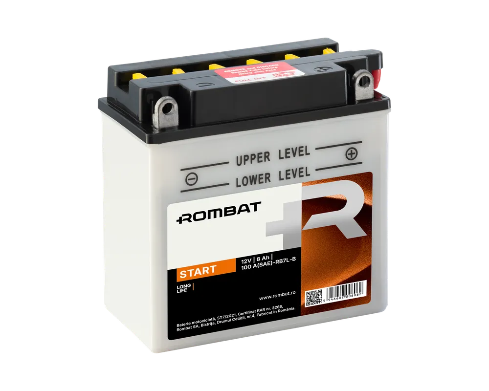 BATERIE MOTO  12V-8AH 90A  Start Cu Intretinere RB7L-B [1]