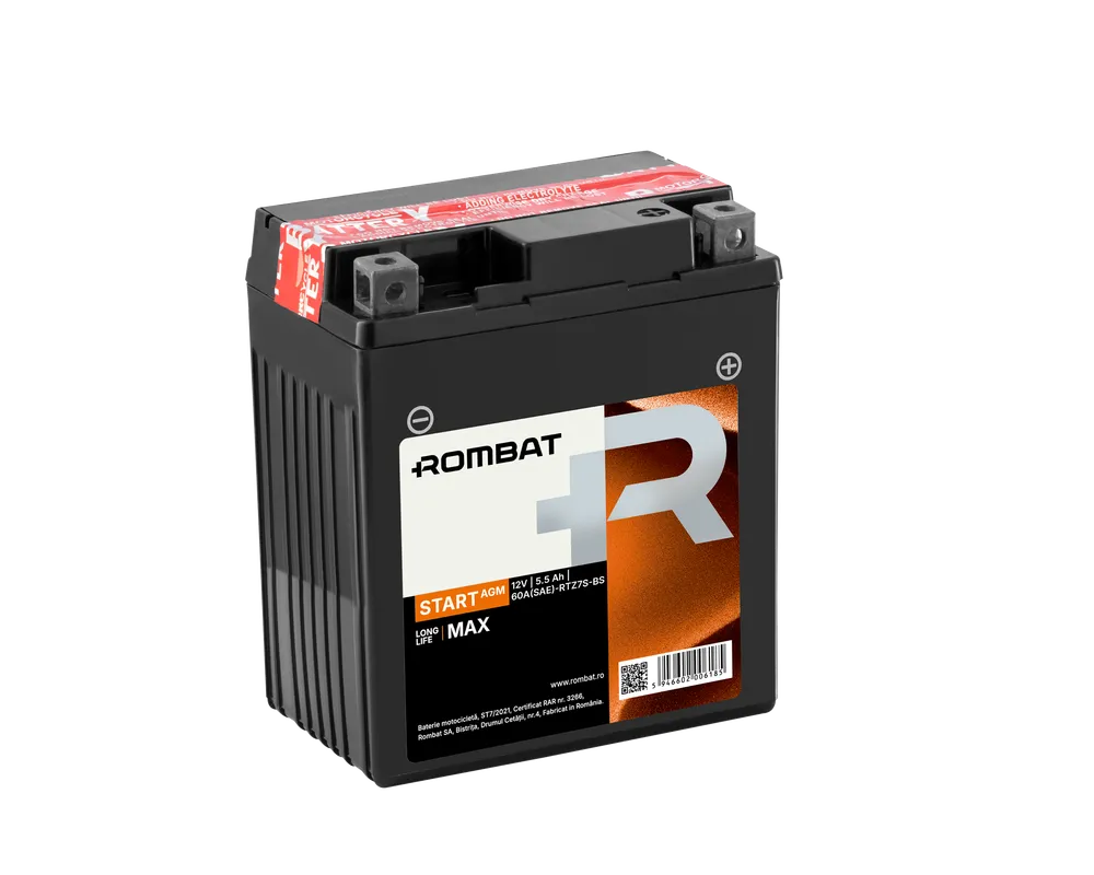 Moto - Bat.Moto 12V x 5,5 Ah Start AGM RTZ7S-BS