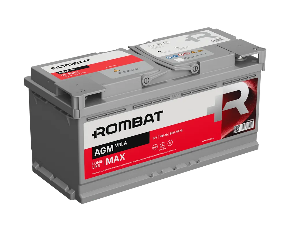 Sistem Start-Stop - AGM 12V - 105AH 950A