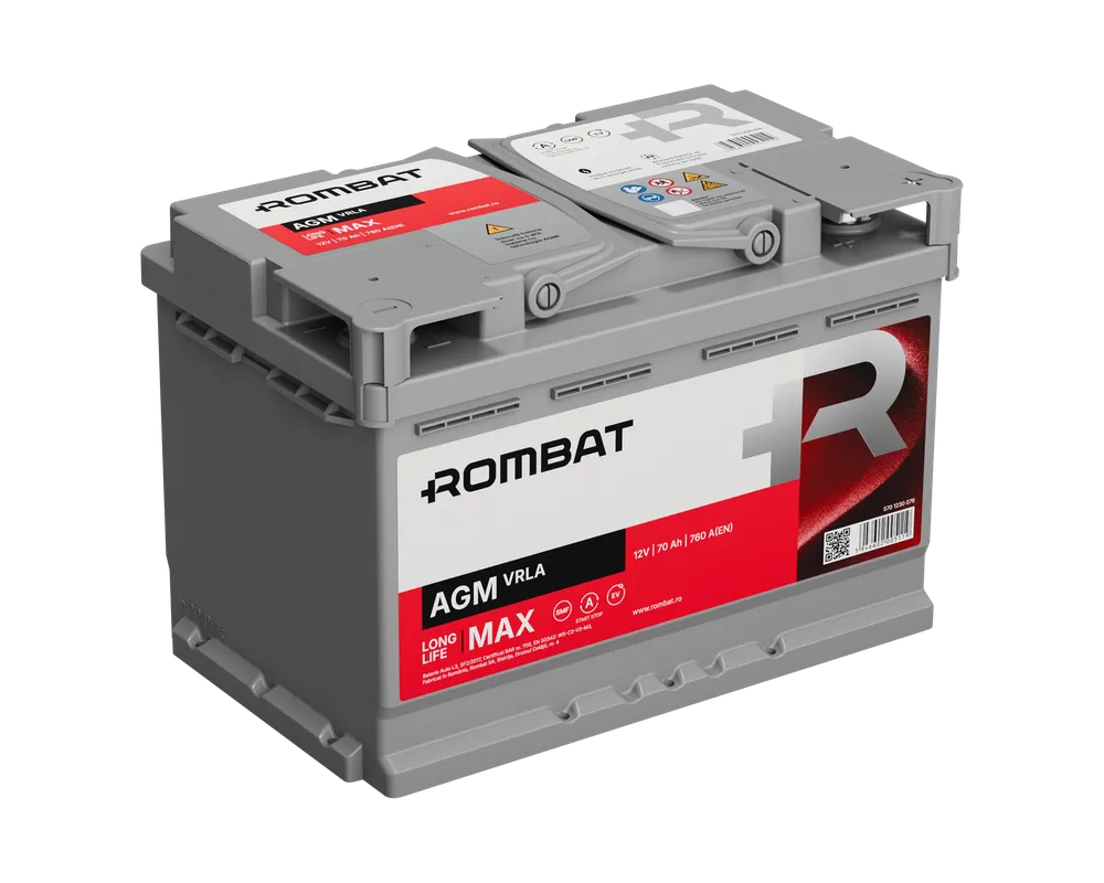 Sistem Start-Stop - AGM-VRLA EFB 70Ah 720A